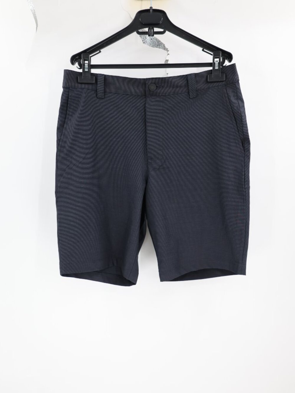 NWT Banana Republic Shorts Mens 34 10" Chino Comfort Flat Front Stretch Black